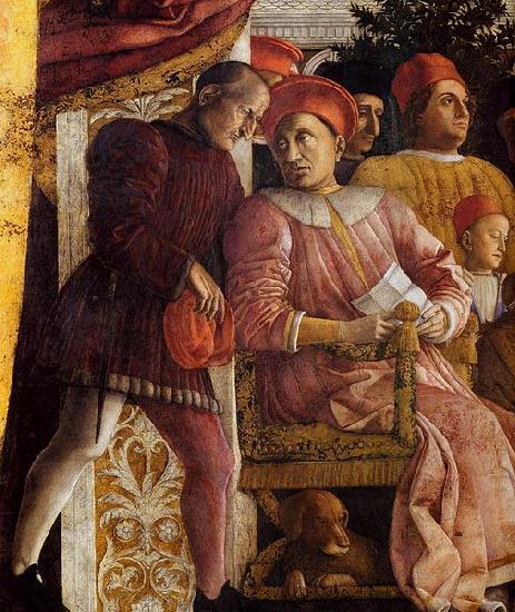 Andrea Mantegna The Court of Gonzaga oil painting image